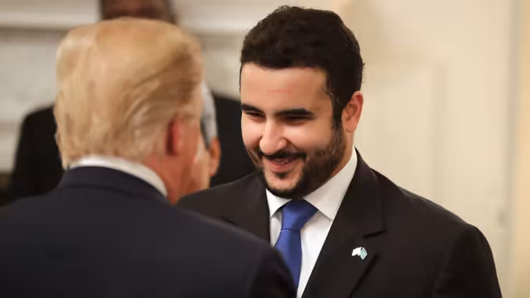 Saudiya Arabistoni mudofaa vaziri Tramp bilan yashirincha uchrashdi 