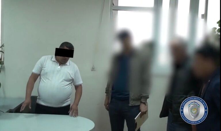 В Самарканде при получении взятки задержан главный специалист Инспекции по техническому регулированию