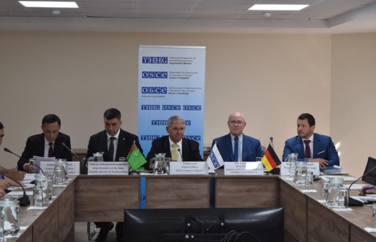Turkmenistan enhances border security with OSCE training on illicit arms control 