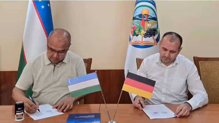 Uzbekistan, Germany sign MoU to modernize agriculture and strengthen climate resilience 