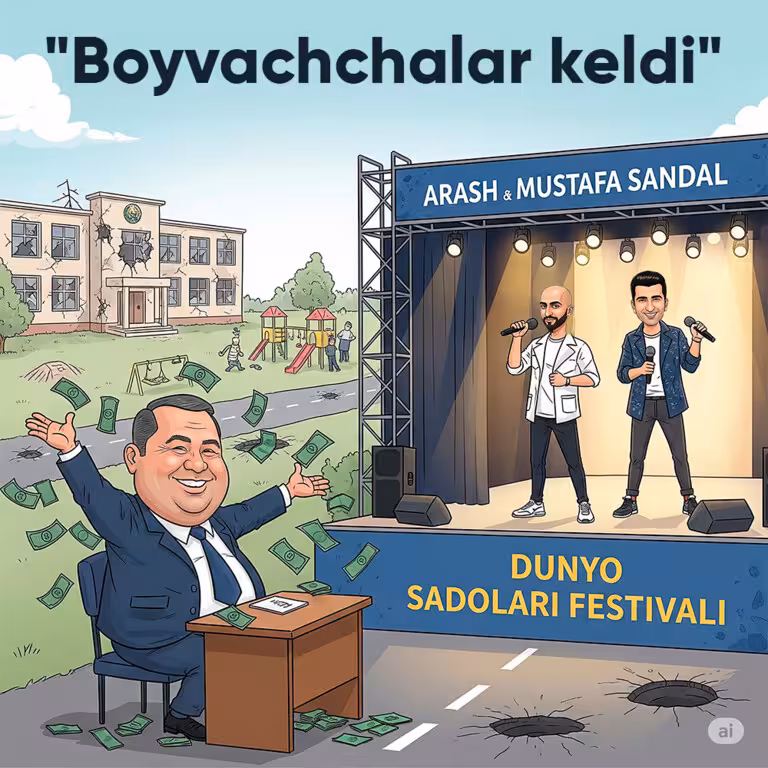 Andijoncha hotamtoylik: “Dunyo sadolari”ga sarflanayotgan milliardlar va shubhali shartnomalar