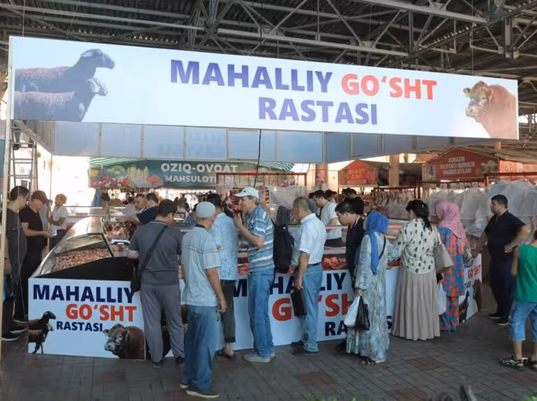 Toshkentdagi bozorlarda go‘sht arzonlashtirilgan narxlarda sotilishi boshlandi