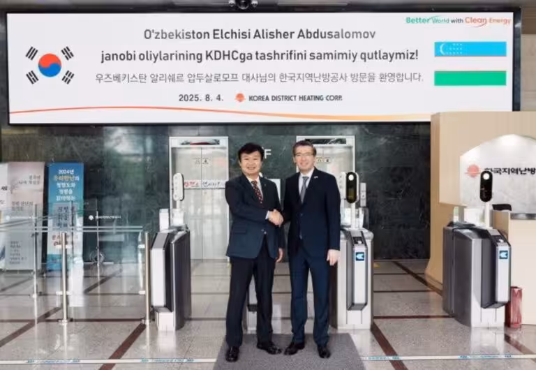 Uzbekistan backs Korea’s K-heating push for smart city development in New Tashkent 