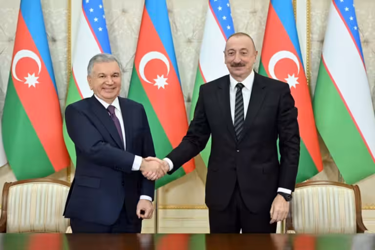 Uzbekistan’s President Mirziyoyev congratulates president and people of Azerbaijan on historic peace declaration 