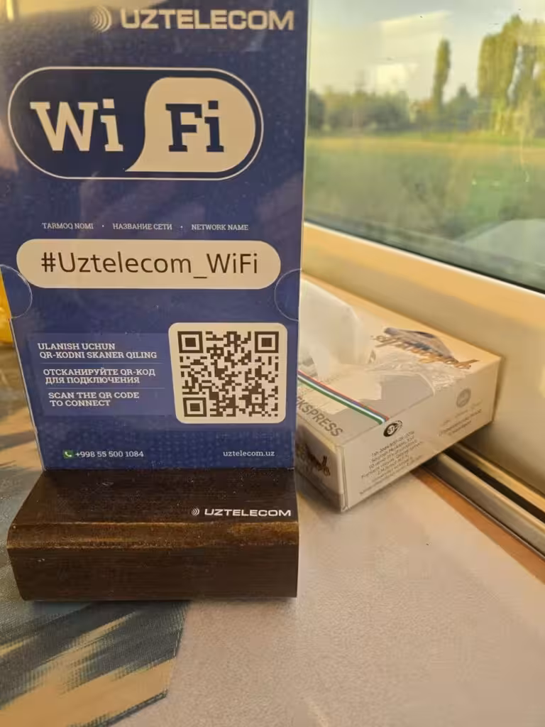 В поездах Afrosiyob запущена услуга Wi-Fi 