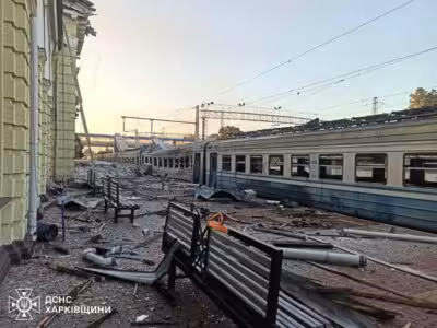 Rossiya armiyasi Xarkovdagi vokzalga hujum qildi (video) 