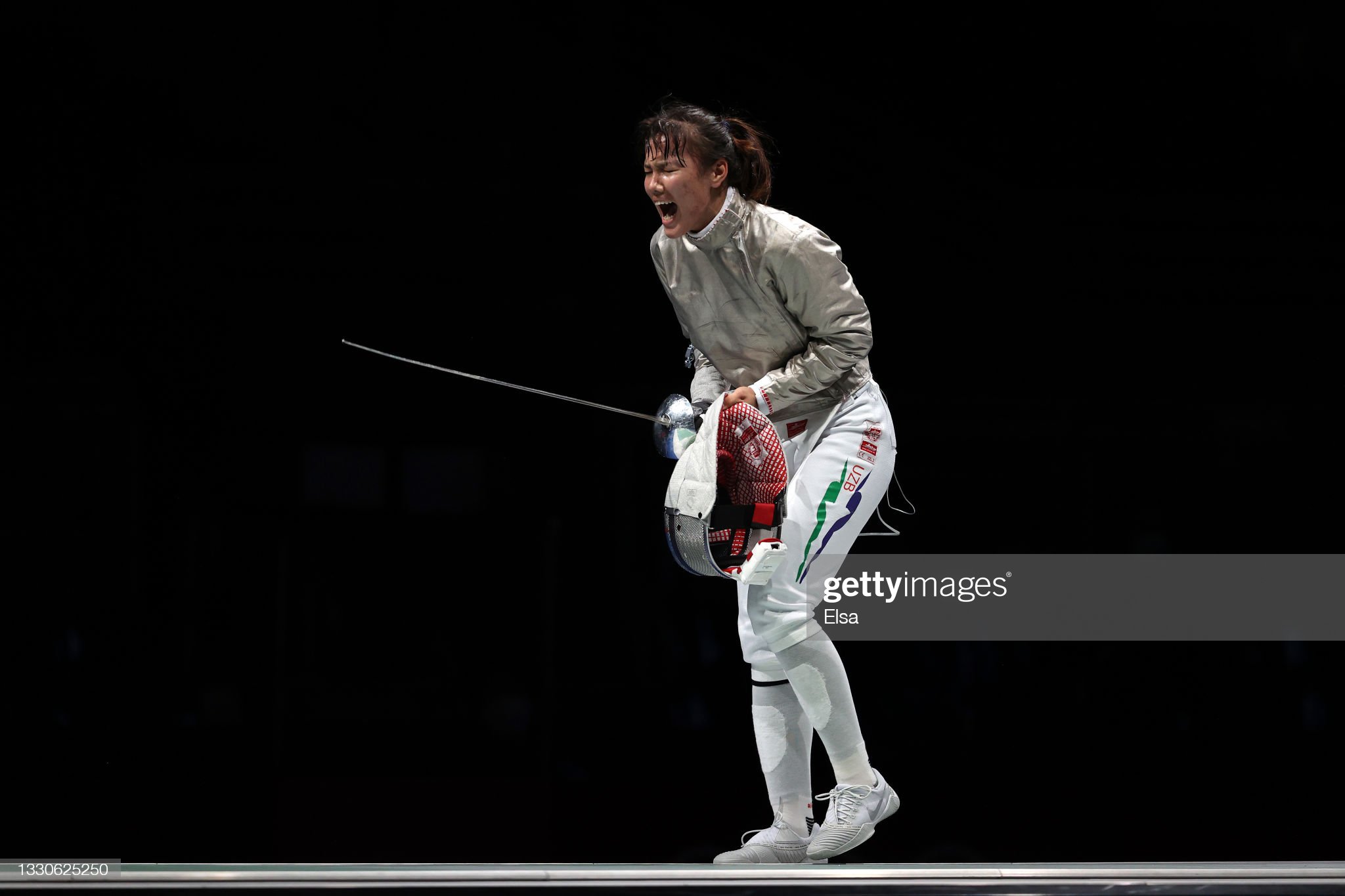 Zainab Dayibekova from Uzbekistan Asian champion in fencing